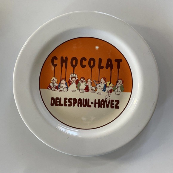 Set of 4 Pottery Barn Chocolat Delespaul-Havez Salad Plates French Decor - Picture 9 of 16